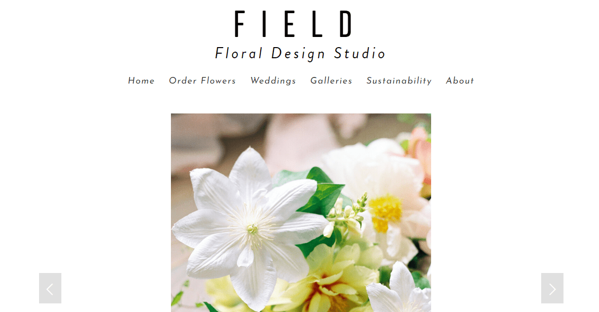 Field Floral Studio's Homepage