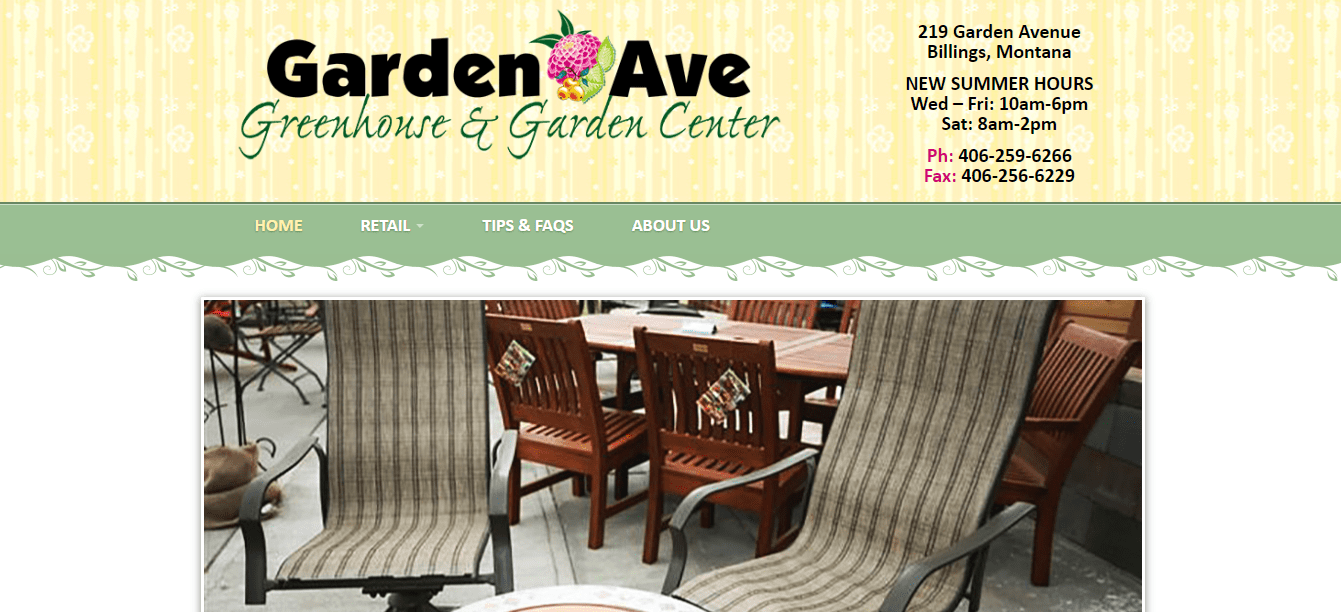Garden Avenue's Homepage