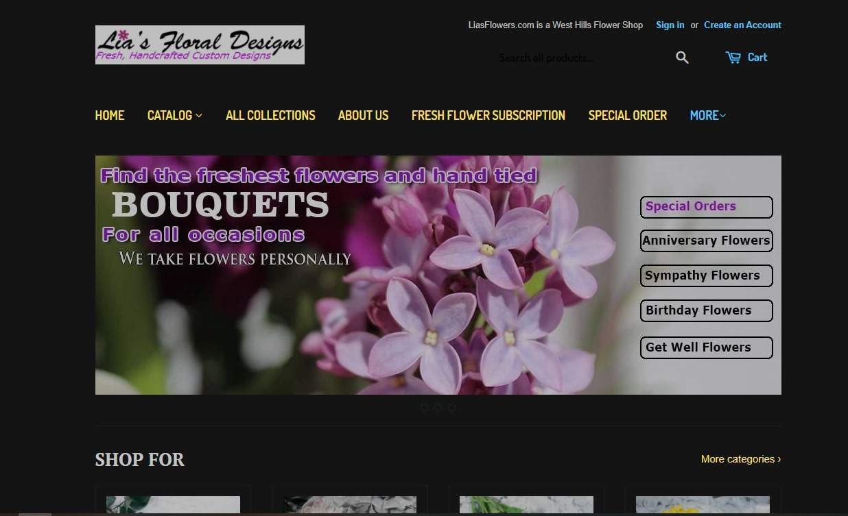 Lia's Flowers' Homepage