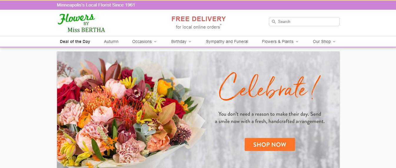 Flowers By Miss Bertha's Homepage