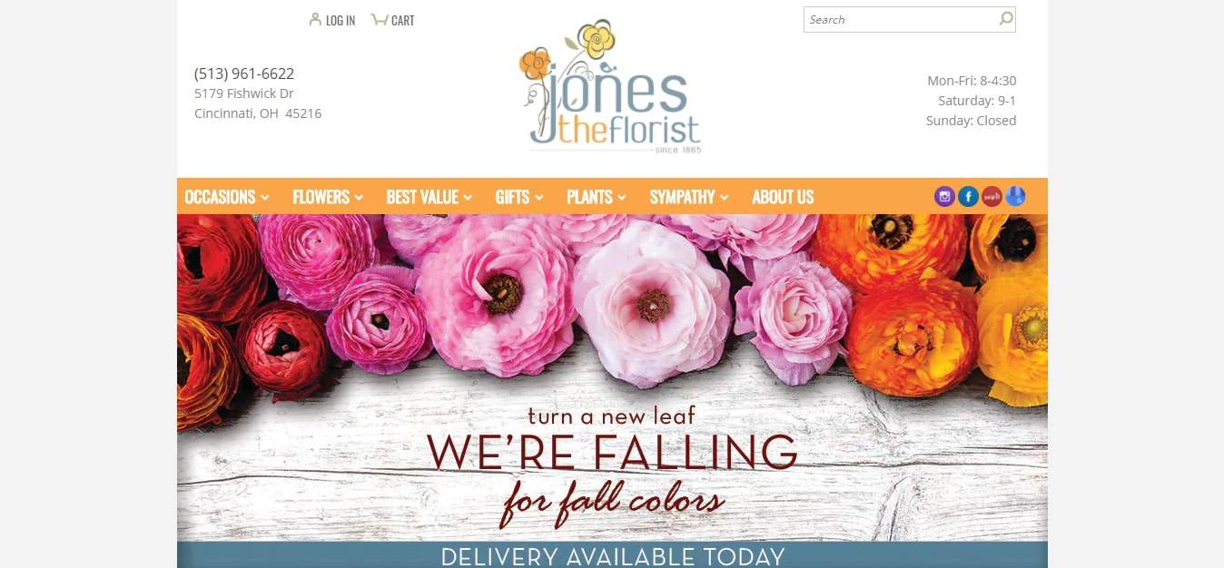 Jones the Florist's Homepage