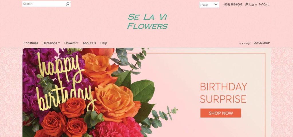 Se La Vi Flowers' Homepage