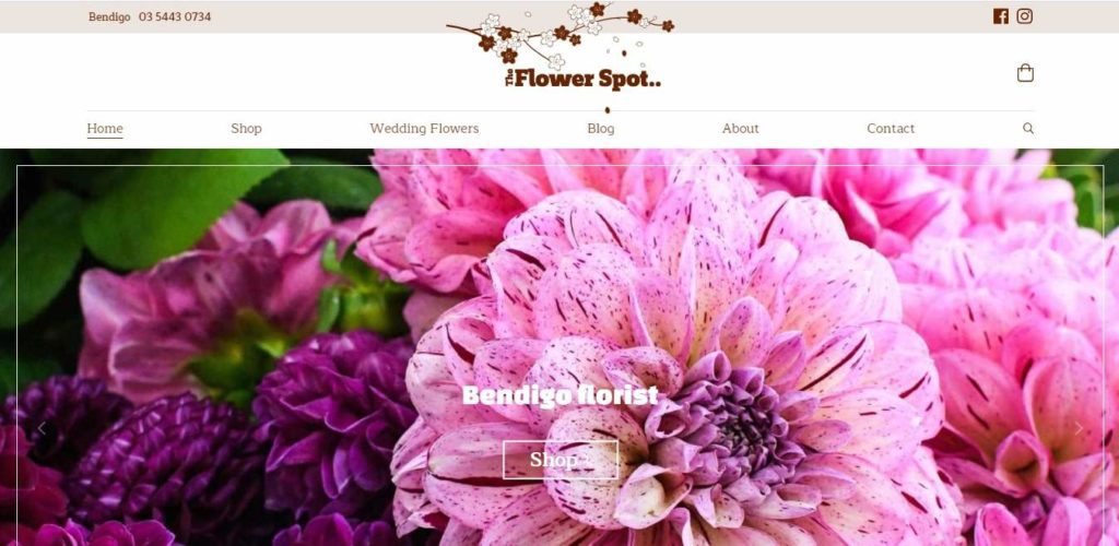 The Flower Spot Bendigo's Homepage