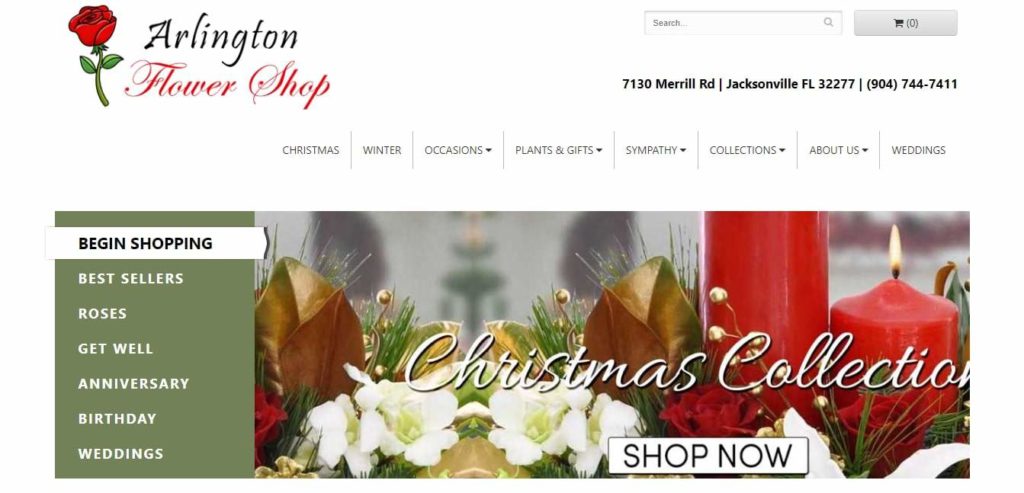 Arlington Flower Shop's Homepage