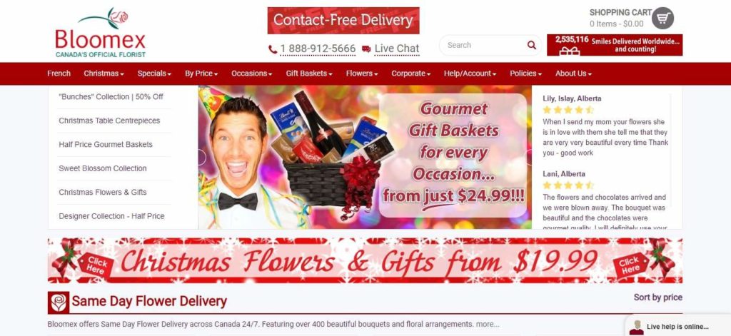 Bloomex's Homepage