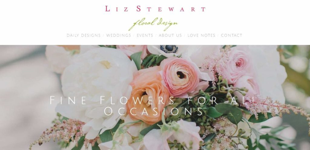 Liz Stewart Floral Design's Homepage