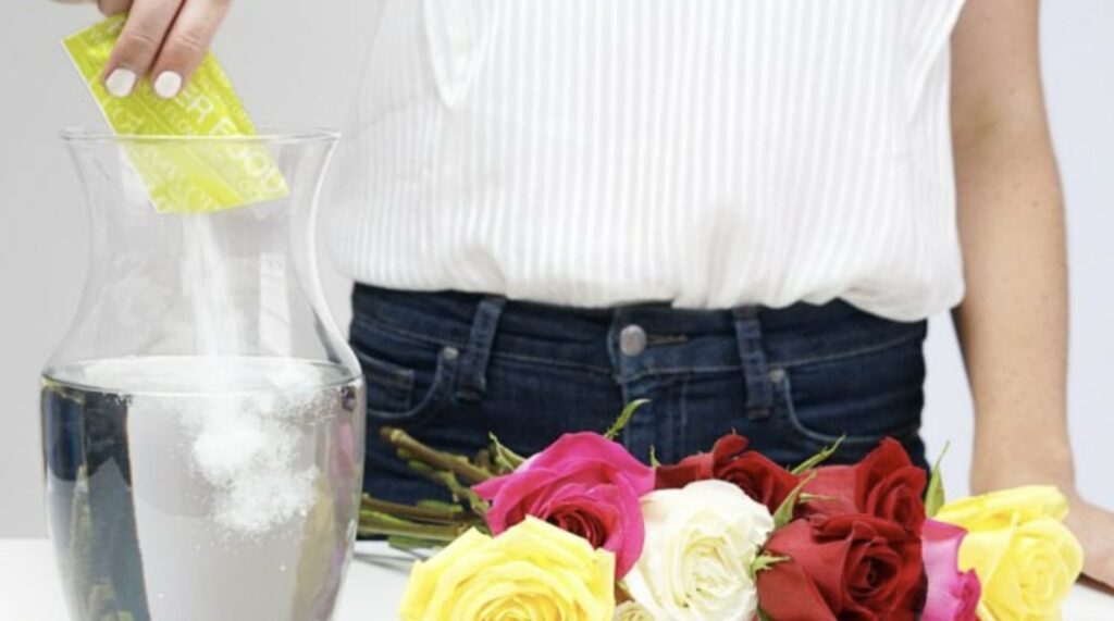 Add flower food