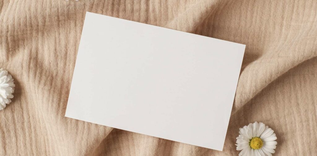 What is a flower card