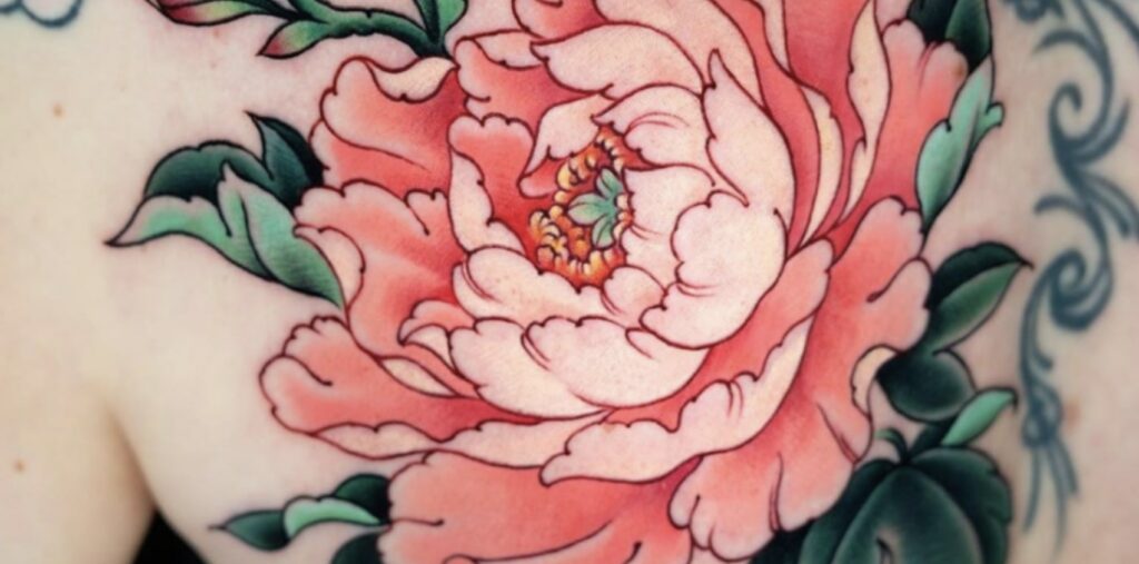 What does a peony flower tattoo mean