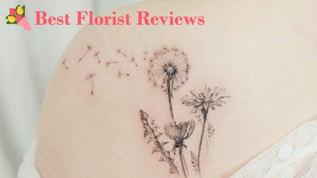 Blowing Dandelion Tattoo Design
