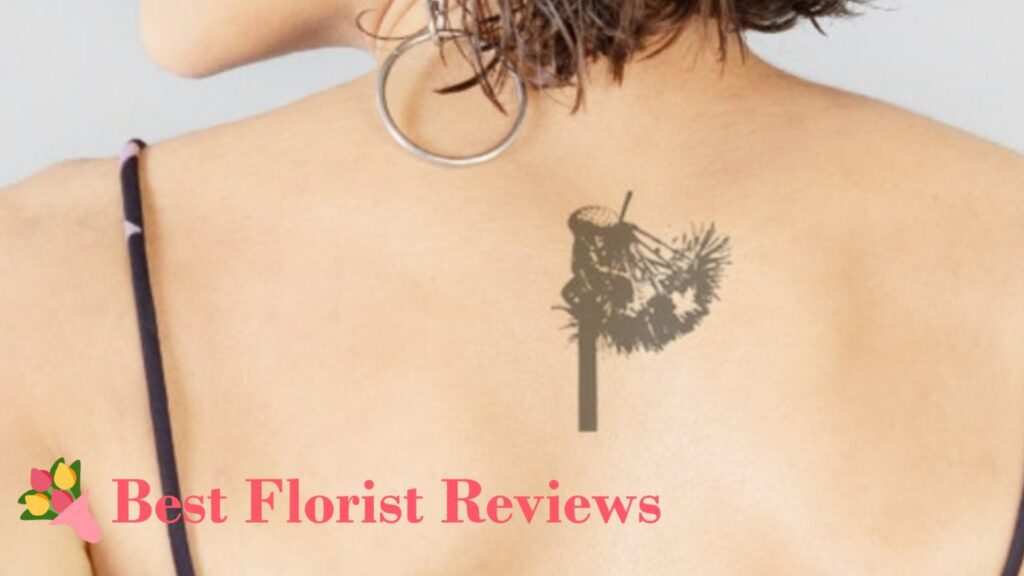 Dead Dandelion Tattoo Design