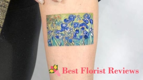 Van Gogh Iris Tattoo